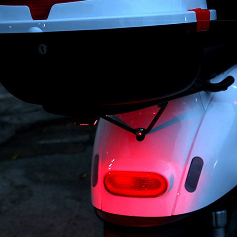 Đèn LED Nhấp Nháy Nhiều Chế Độ Màu Gắn Đôi Xe Máy Cảnh Báo - YKD