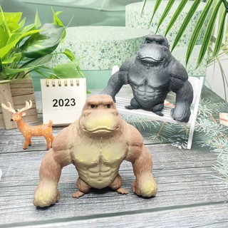  Gorilla Decompression Tool Elastic Gorilla Monkey Toy Decompression Squeeze 