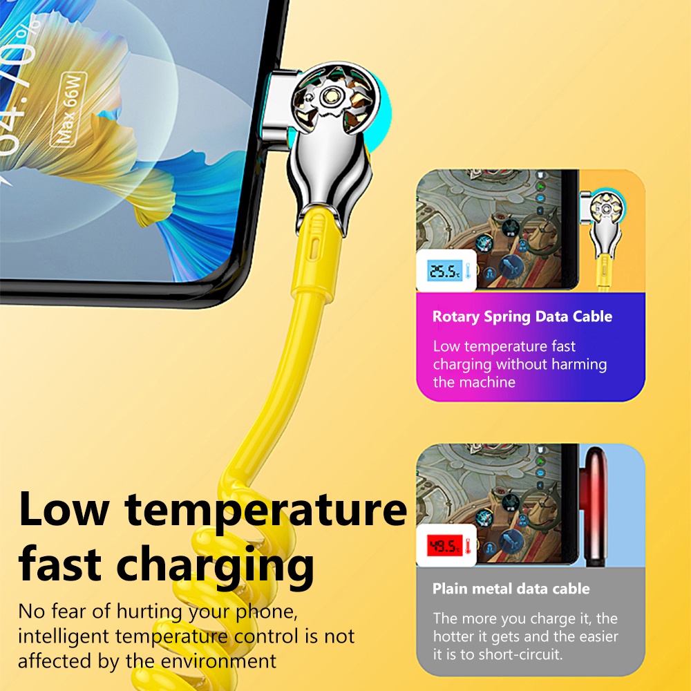 180° Dây Cáp Sạc Nhanh Xoay Được Cho xiaomi huawei sam ip 15