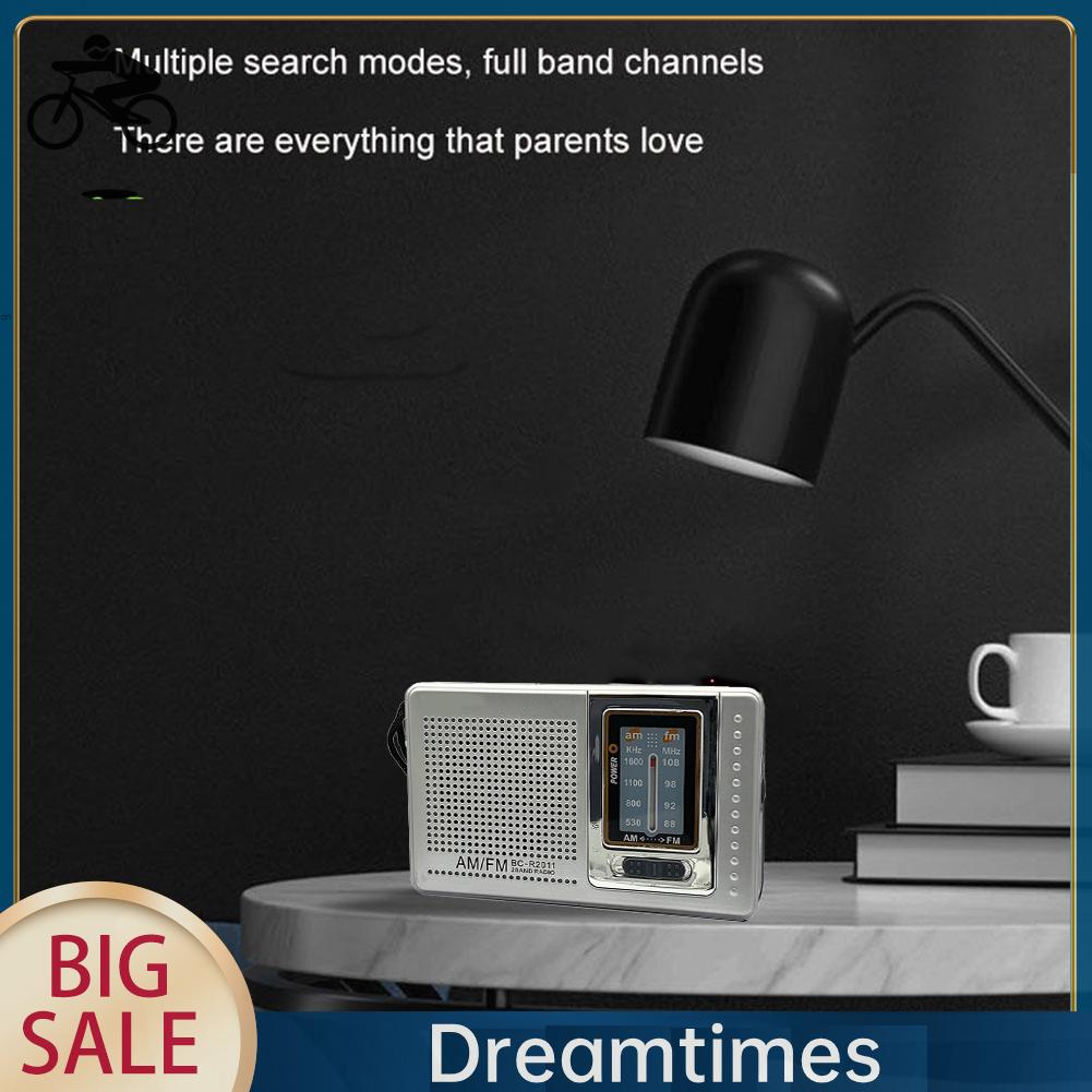 Radio mini hifi Băng Tần Kép 1.vn Có Ăng Ten Thu Sóng am fm