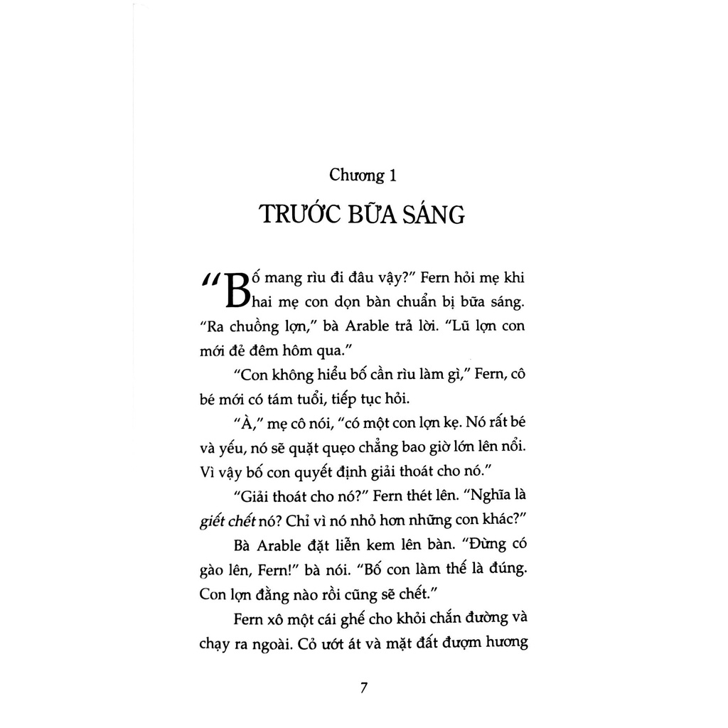 Sách Charlotte và Wilbur