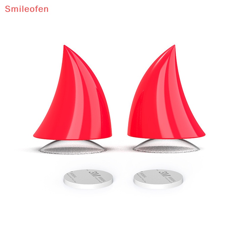 Miếng Dán Trang Trí Mũ Bảo Hiểm  Sừng Quỷ Dài Nhiều Màu Sắc Phong Cách Mới