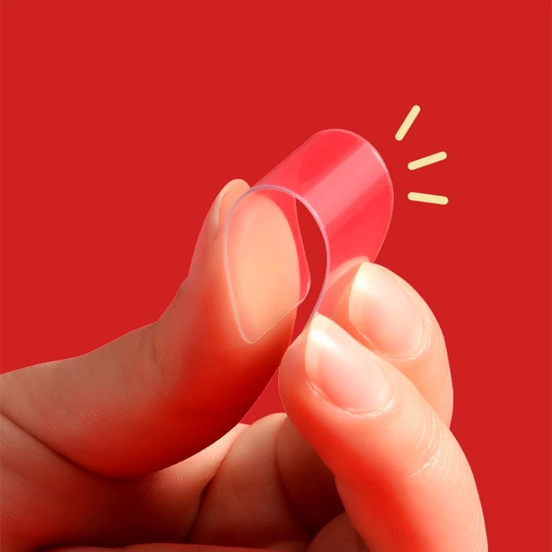 Hộp 60 Miếng Dán 2 Mặt Trong Suốt Siêu Dính Treo Đồ Trang Trí