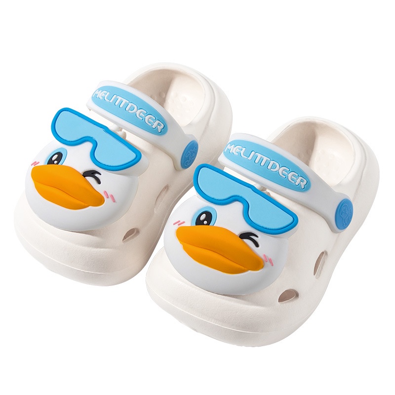 AYUER Xăng đan crocs Đi Biển Họa Tiết Cá Mập / Cún Hoạt Hình 3d Cho Bé