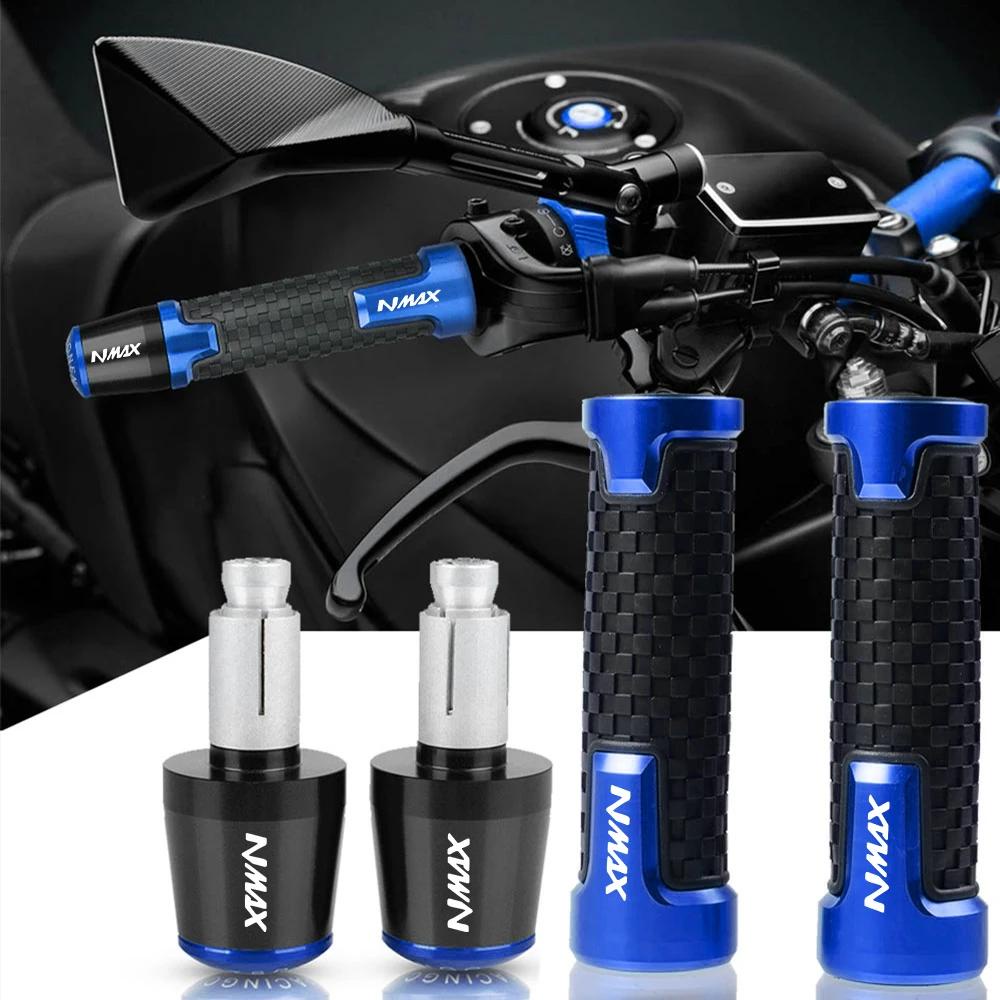 Xe Máy 7 / 8 '' 22mm CNC Tay Cầm Tay Cầm Tay Cầm Đầu Cắm Cho YAMAHA NMAX 155 NMAX155 NMAX 125 NMAX 1