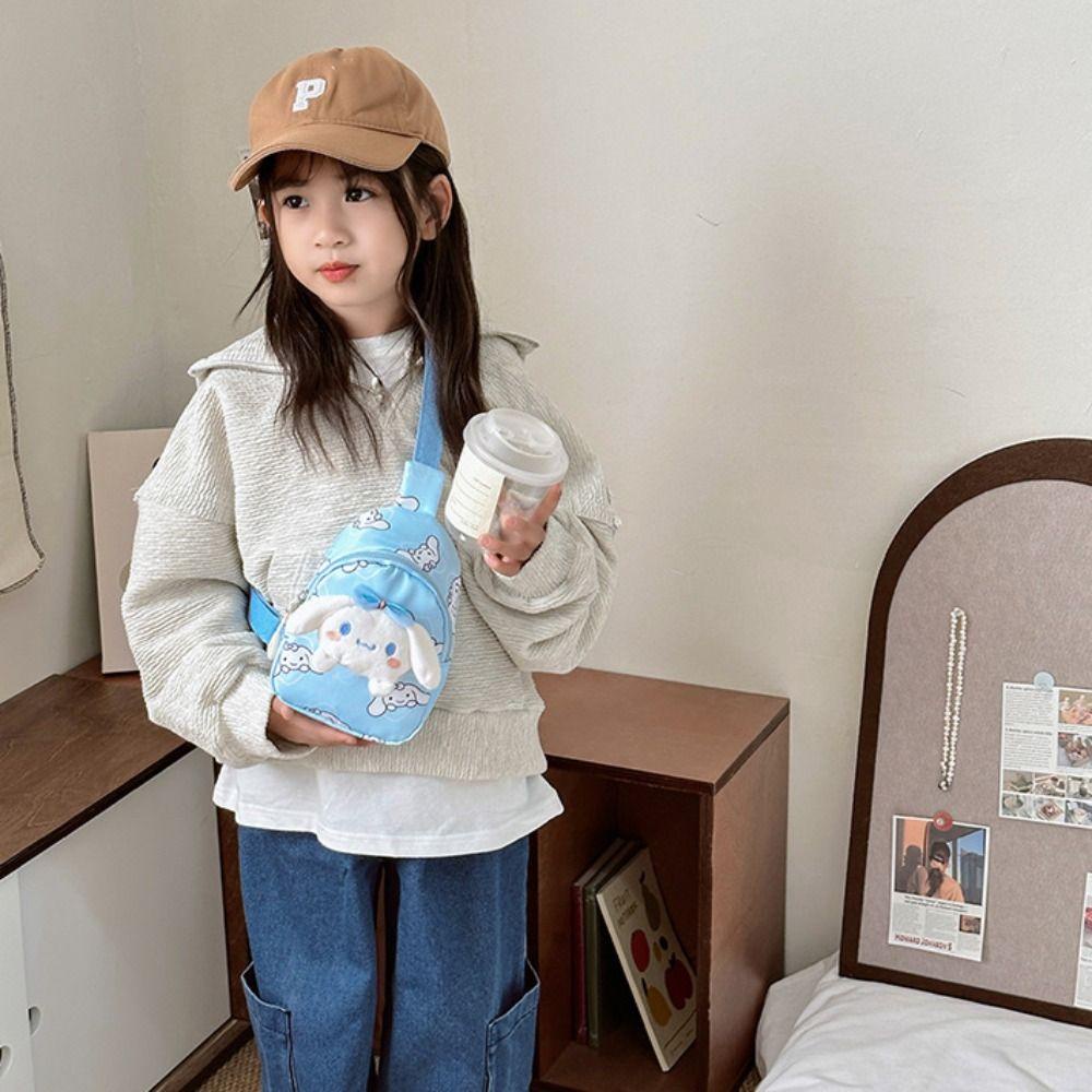 Shanhai kuromi Túi Đeo Chéo Hình Mèo Hoạt Hình Dễ Thương