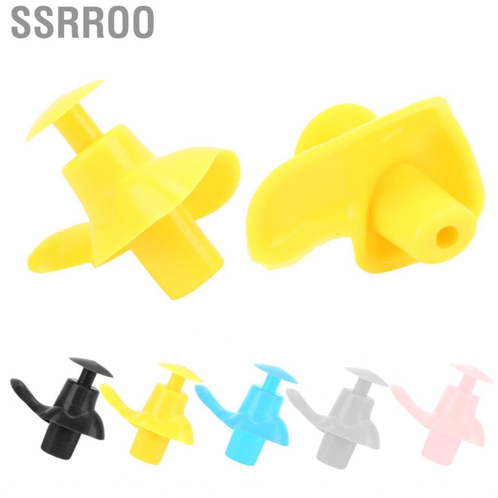 Ssrroo Earplug Silicone Waterproof Dust‑Proof Spiral for Children and Adults Swimming Accessory Pool