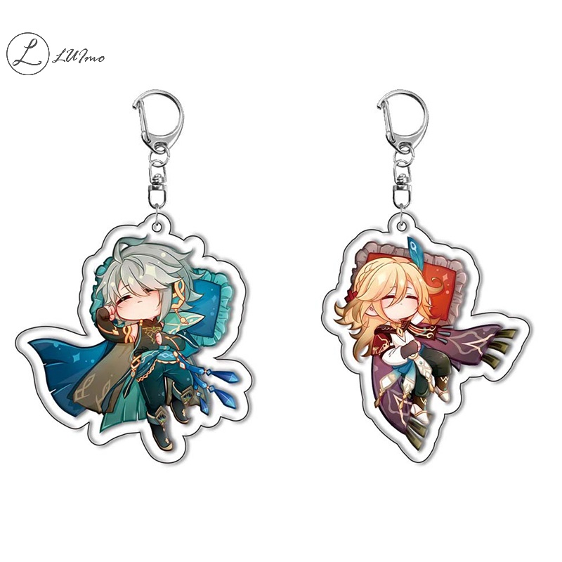 Luimo genshin Móc Khóa Gắn Ba Lô Hóa Trang Nhân Vật Wander kaveh kirara alhaitham Trong game