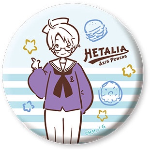 Móc khóa Hetalia Axis Powers Japan Russia chibi Chibitalia Narrator Phụ kiện trang trí túi xách Balo