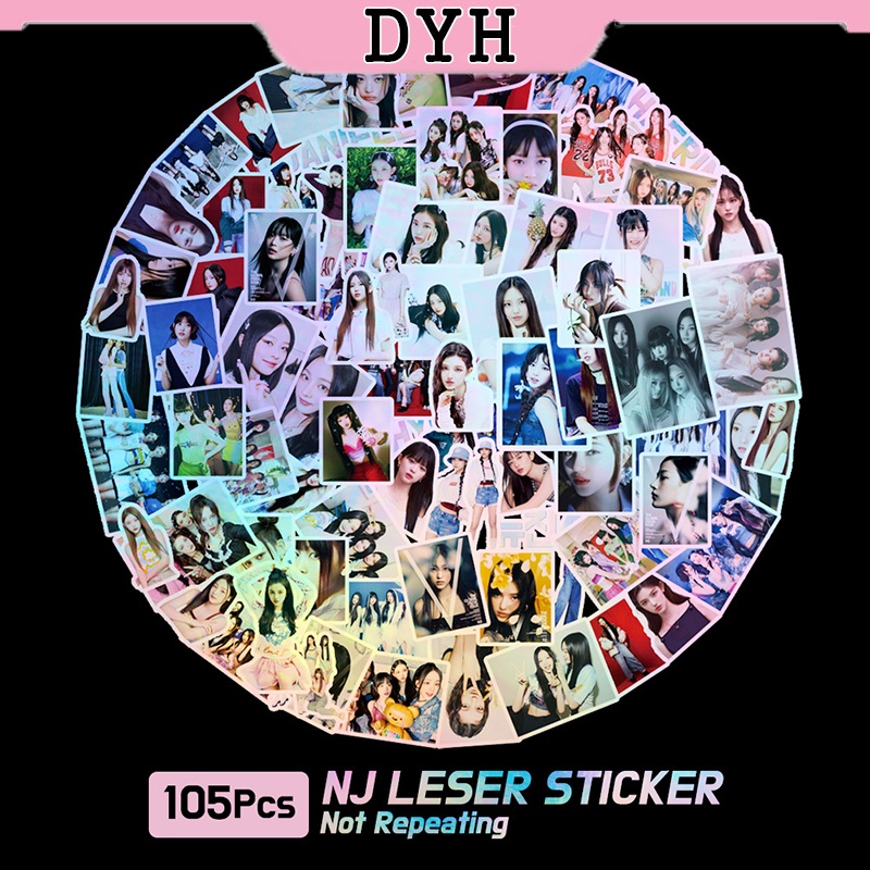 Dyh set 105 Miếng Dán Hình kpop diy Trang Trí Đa Ứng Dụng