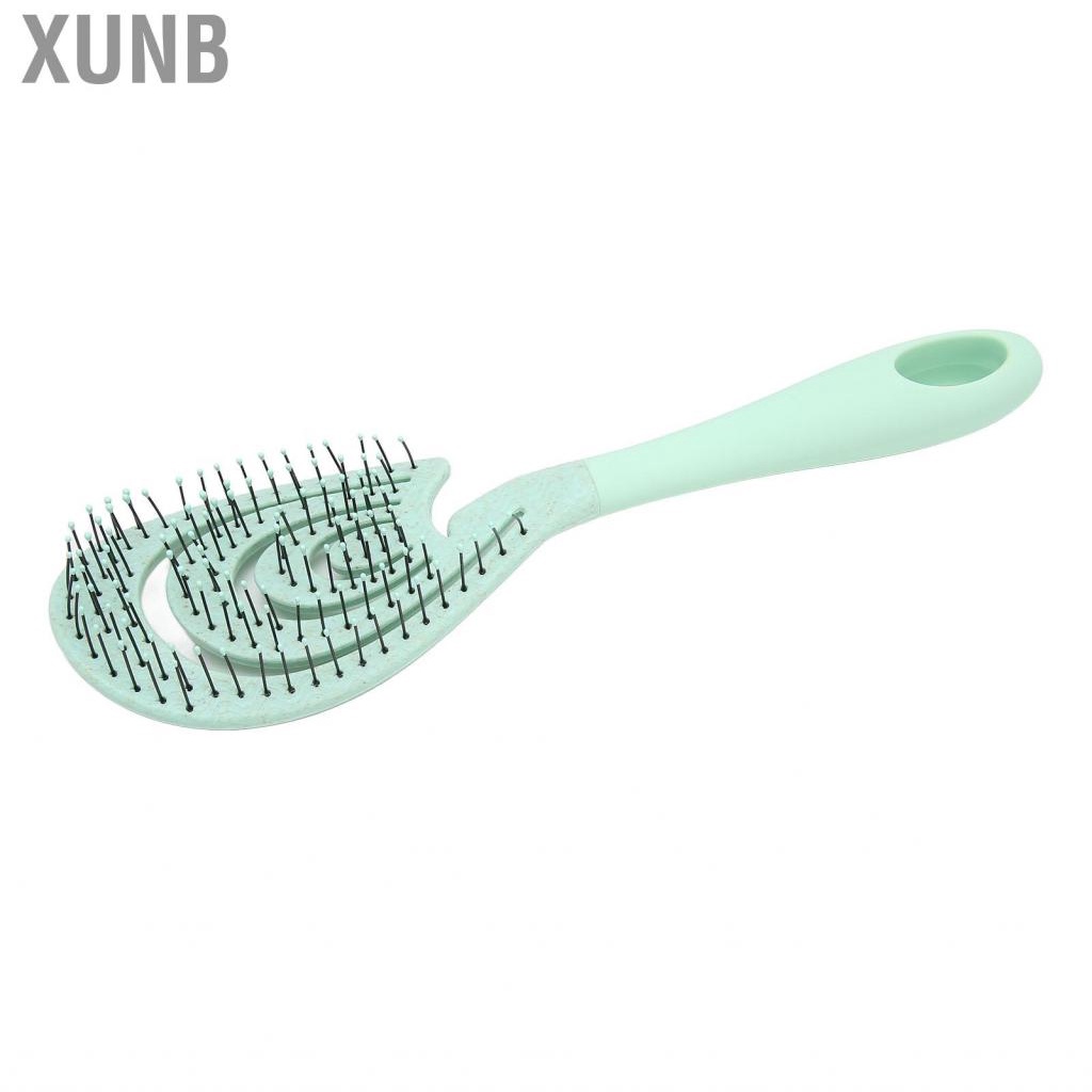 Xunb Non Static Comb  Washable Hollow Modeling Quickly Ball  Hangable Arc Touch Scalp for Men Women Salon