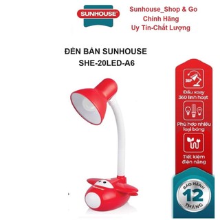 Đèn bàn sunhouse she-20led-a6, bảo hành 12 tháng chính hãng toàn quốc