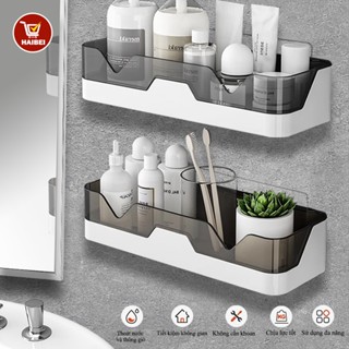 Kệ để đồ nhà tắm dán tường, kệ chữ nhật dán tường nhựa PP cao cấp, sang trọng,lực 7kg+