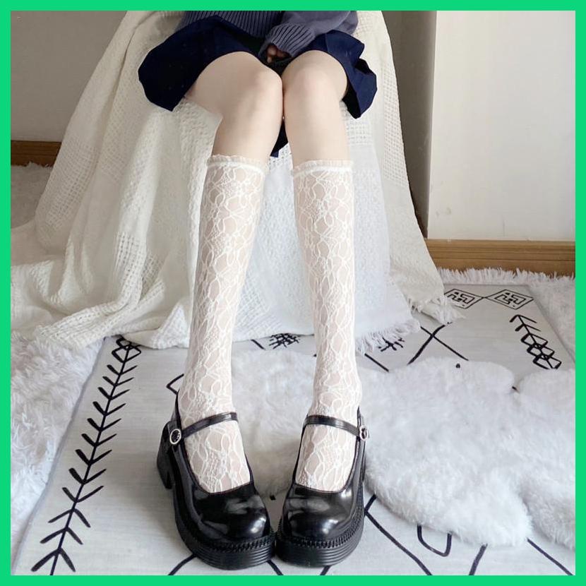 Vớ nylon Mỏng Màu Trơn Mùa Hè Nhật Bản Dễ Thương Cho Nữ Hẹn Hò Nấu Ăn Hàng Ngày Xoài Jinvn