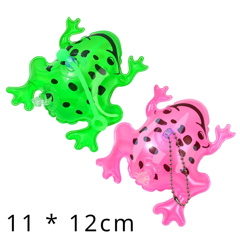 Bong Bóng Hình Ếch Bơm Hơi mini Có Móc Khóa Trang Trí Túi Xách / Điện Thoại Di Động