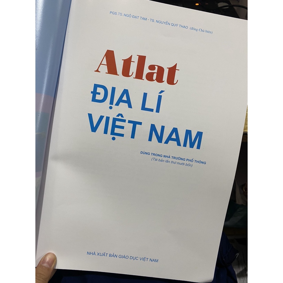 Sách - Atlat Địa Lí Việt Nam ( tái bản nxb giáo dục mới nhất )