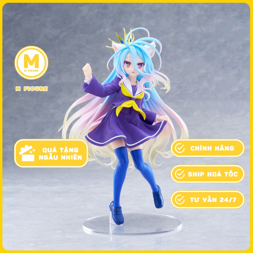 MÔ HÌNH Shiro - No Game No Life - Coreful Figure - Nekomimi Seifuku ver. (Taito) CHÍNH HÃNG