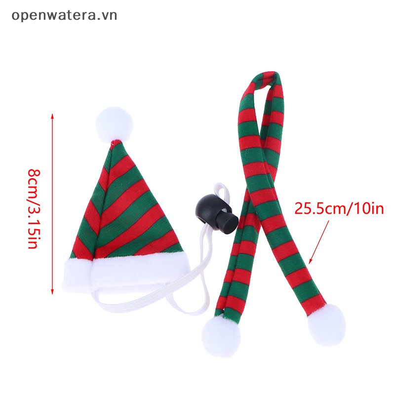 1 Set Nón Giáng Sinh mini Trang Trí Cho Nhà Búp Bê vn