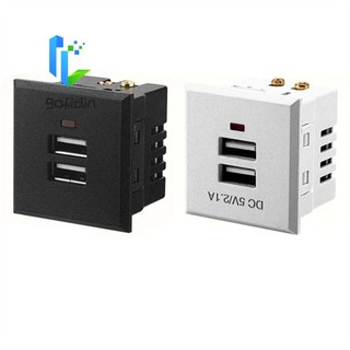 Gofidin ổ cắm usb đèn led chỉ báo dc 5v 2.1a ac để bàn
