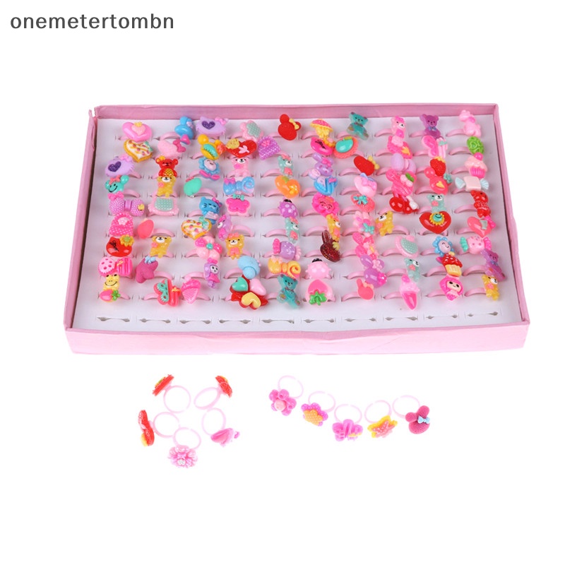 Set 10 Nhẫn Hoạt Hình Dễ Thương Cho Bé