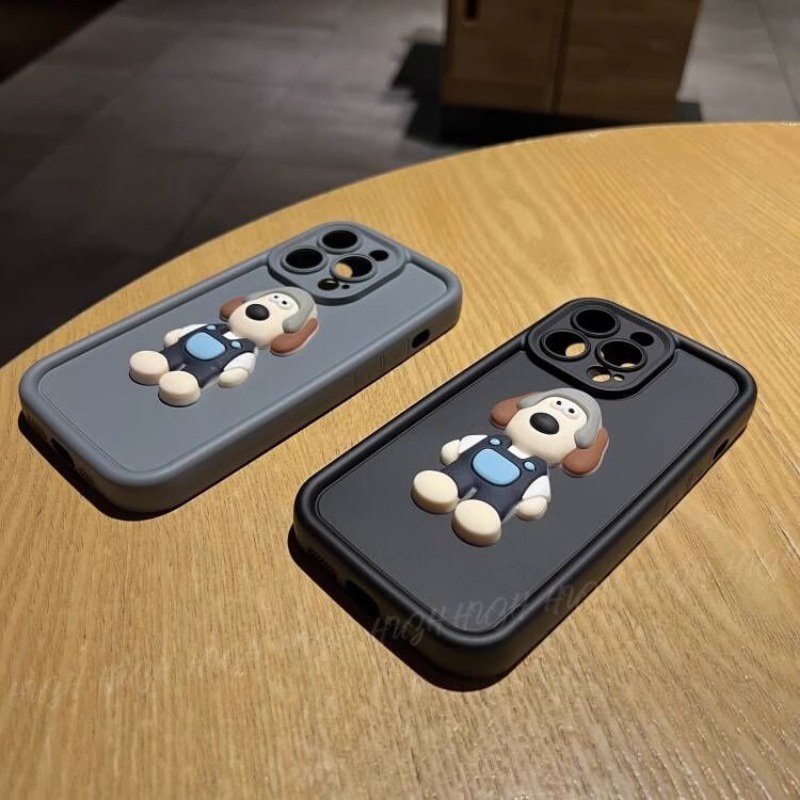Ốp Điện Thoại In Hình Chú Cún Dễ Thương Cho Iphone 7 7 plus 8 8 plus xs xr 11 12 13 14 15 pro plus promax