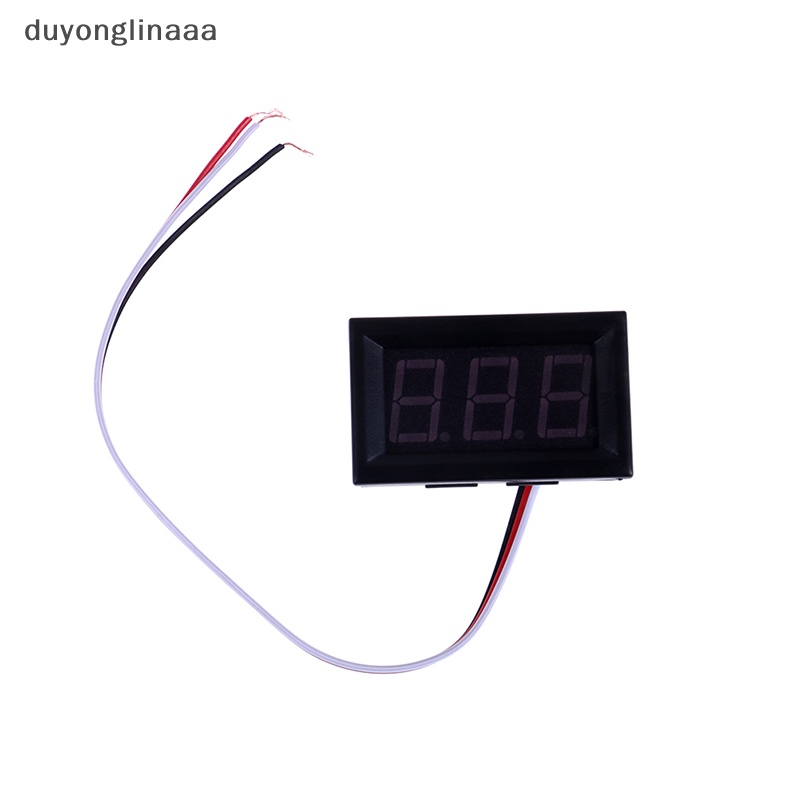 Vôn Kế Kỹ Thuật Số dc 0-30v 3 Có Màn Hình led Hiển Thị Cho Xe Hơi Mới