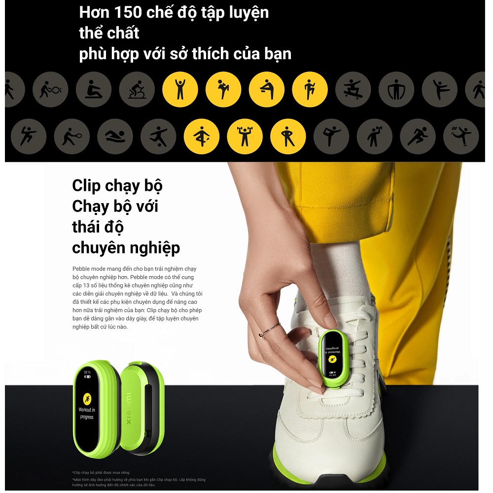 Bản Quốc Tế Tiếng Việt - Miband 8 - Vòng đeo tay thông minh Xiaomi Smart Band 8 - Chính Hãng
