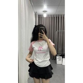 Áo Thun BABYTEE Phom ôm body Chữ A B