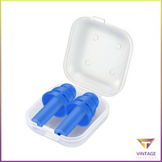 A Pair Silicone Ear Plugs Anti Noise Snore Earplugs Reduction For Study