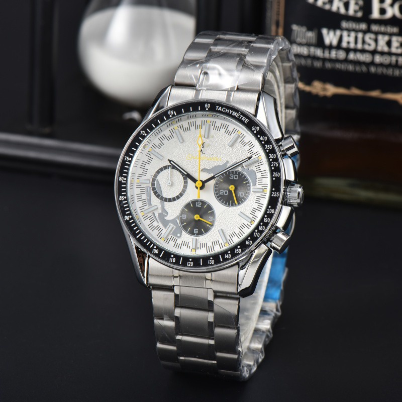 Đồng Hồ quartz Dây Đeo Màu Trơn Cá Tính Cho Nam