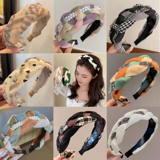 Băng đô vải lưới đính kim sa lấp lánh thời trang cho nữ