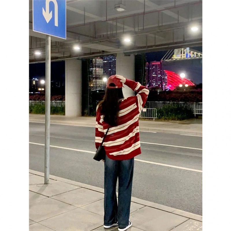 Áo Len ÁO Sweater DáNg RộNg Phong CáCh HàN QuốC ThờI Trang Thu ĐôNg Cho Nữ