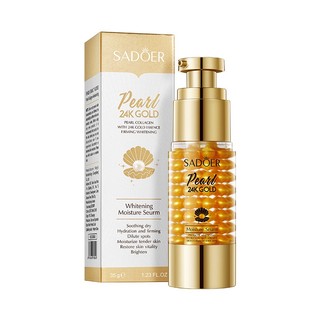 Tinh chất Ngọc trai vàng 24K dưỡng ẩm chống nếp nhăn làm săn chắc và trắng da 35g