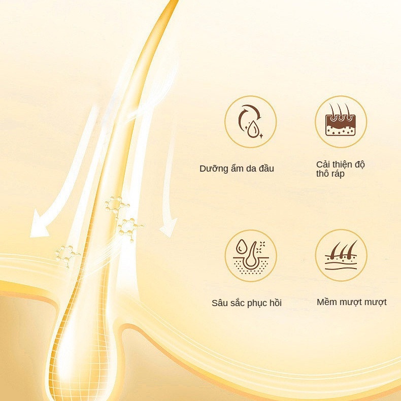 Mặt Nạ Ủ Tóc Khô Và Xoăn Mượt Mà Sáng Bóng Mặt Nạ Ủ Tóc protein Mịn Màng 500g