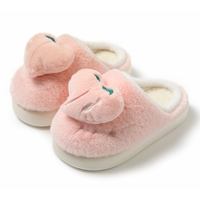 Dép Bông Đi Trong Nhà Chống Trượt Bằng Vải cotton Thời Trang Thu Đông 2023 Dễ Thương Cho Nữ