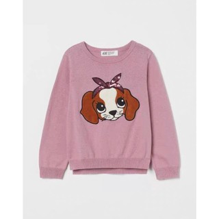 Áo len H&M sequin xuất xịn cho bé