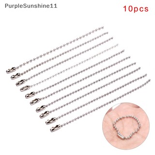 Set 10 móc khóa hạt tròn đường kính 3.5 "dài 0.09"