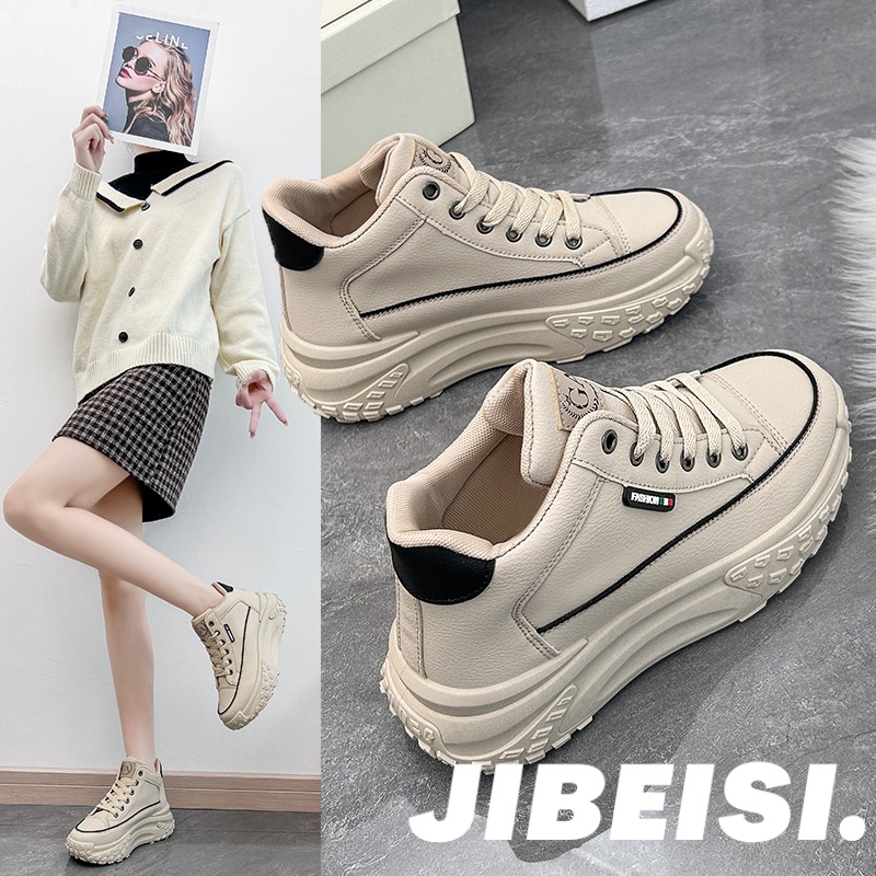 JIBEISI thể thao nữ giày giày thể thao nữ 2023 NEW  Đế chống trơn trượt Thể thao và thời trang Đệm êm Lịch lãm FYD23A13QP 48Z231129