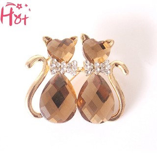 Jr ghim cài áo hình hoa đính đá pha lê lấp lánh