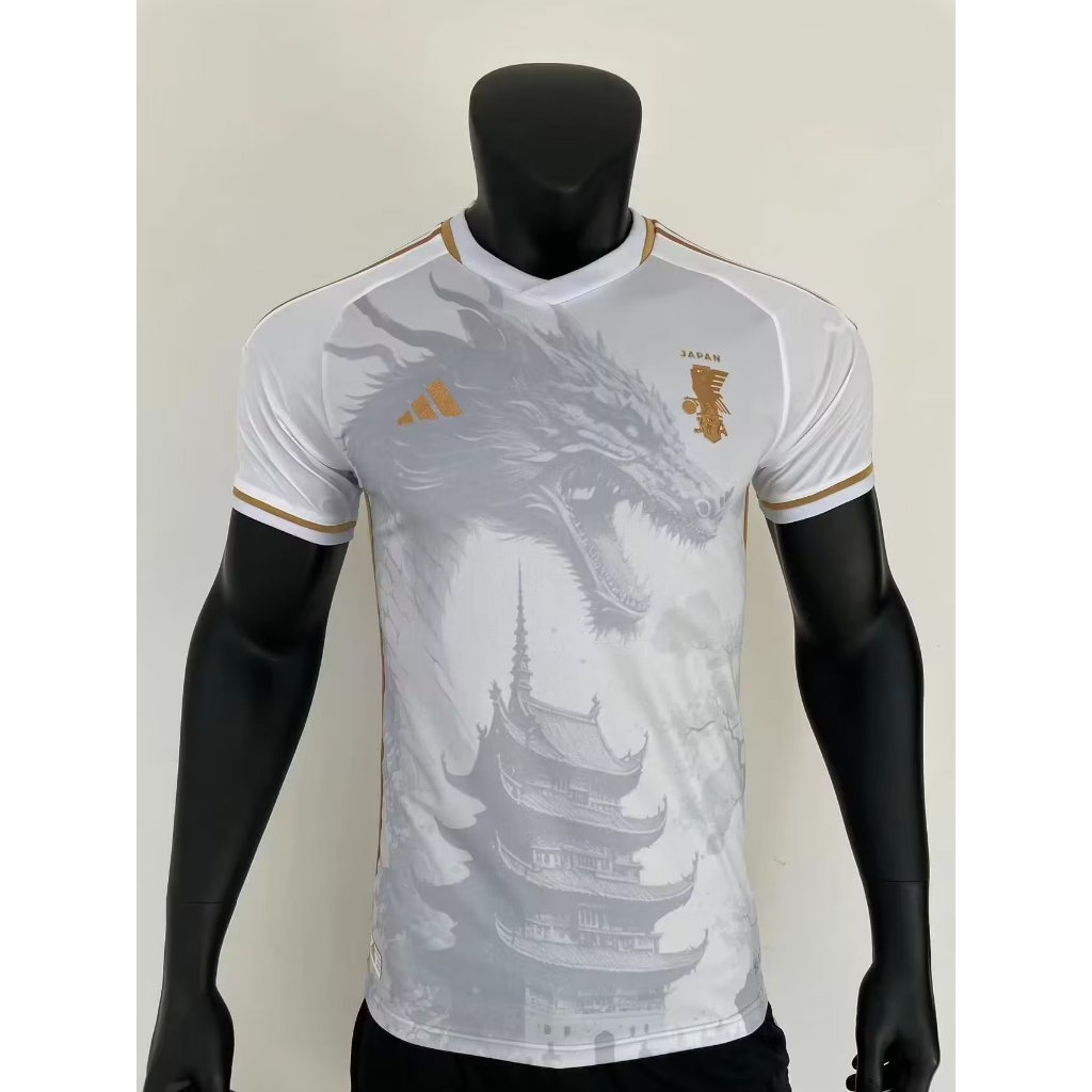 Áo Thun Bóng Đá Màu Trắng Size s-2xl Size 23-24 Phong Cách Nhật Bản