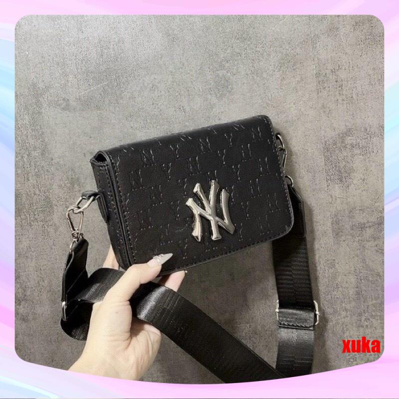 🔥Túi MLB chữ NY dáng vuông dây đeo bản to size 20 hottren thời trang trẻ  ✅🌺]