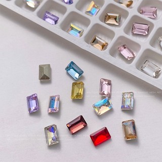 Bộ 10 Hạt Đá 3d Lấp Lánh Đính Móng Tay charms