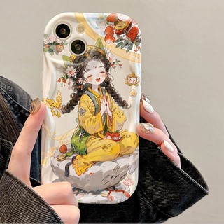 Ốp Điện Thoại In Hoạt Hình Cô Gái Cho iphone 7 7plus 8 8plus xs xr 11 12 13 14 15 pro plus promax