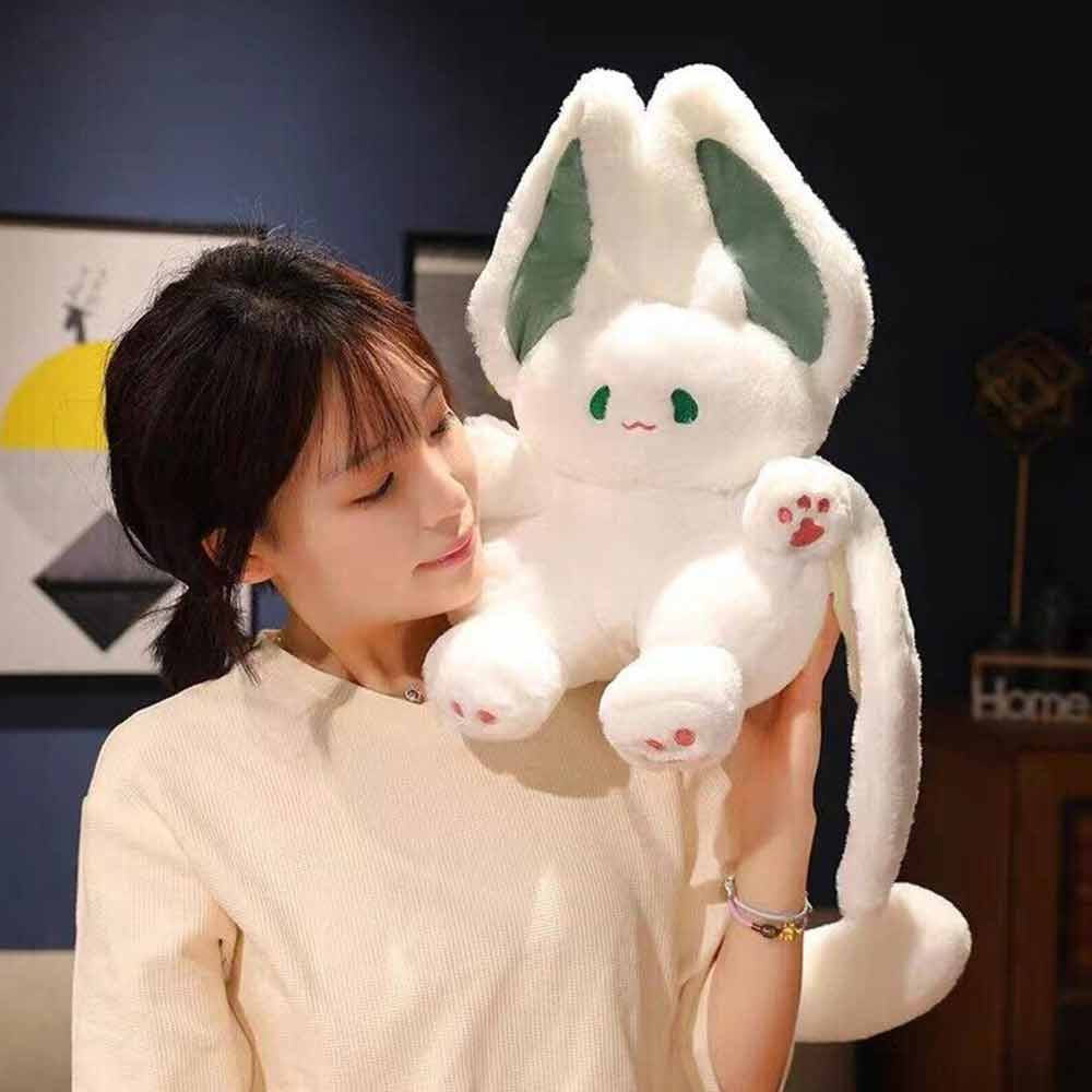 Bat Rabbit Stuffed Doll, 35/45CM Bat Bunny Plush Toy, Cute Bat Rabbit Cartoon Flying for Party Decor
