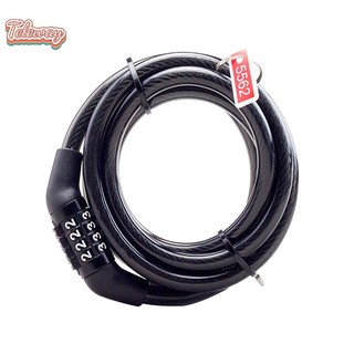 Khóa mật khẩu 4 số 1m không đổi chống trộm cho xe đạp laiqianfa444}