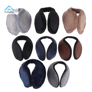 Velishy Chụp Tai Giữ Ấm Chống Lạnh Chất Liệu Bông Dày Dặn Mềm Mại Ốp