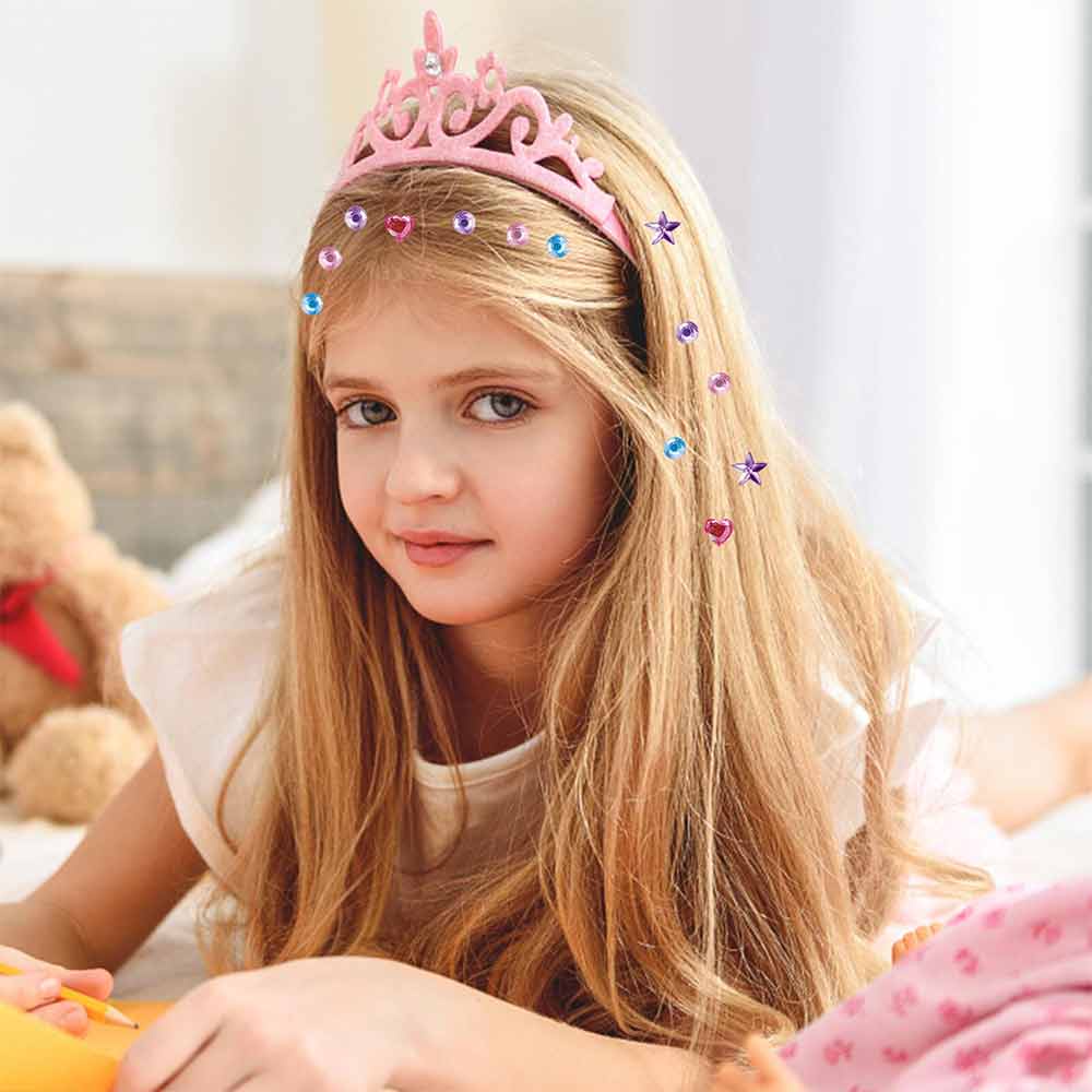 Hair Bedazzler Kit with Hair Gems,Bling Gem Machine, Hair Gem Stamper,Hair Accessories