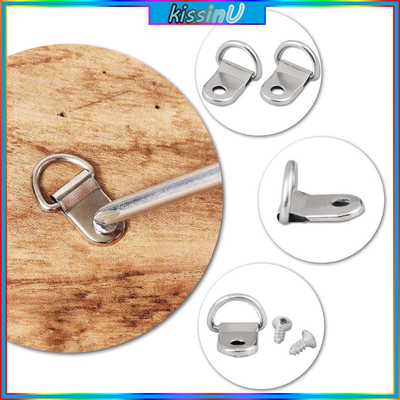 Kiss d-rings Móc Treo Khung Ảnh Chữ d Kèm Ốc Vít