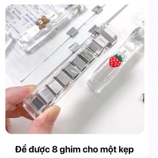 (Bán buôn-chuyên sỉ) Bấm giấy trong suốt mini
