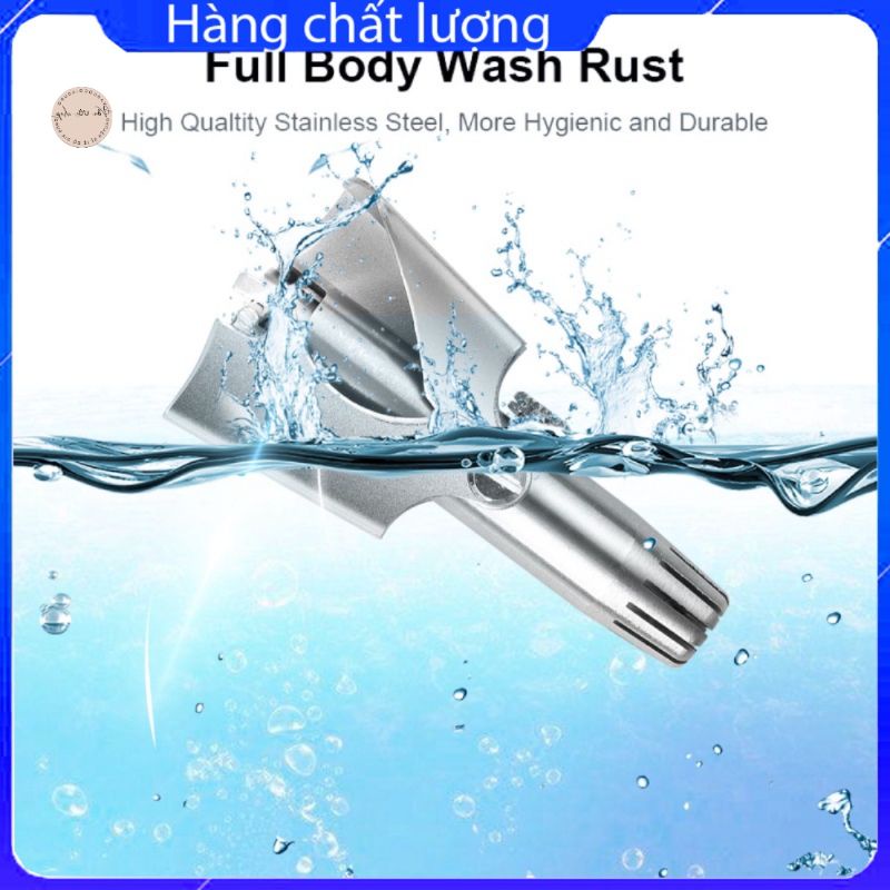 Dụng cụ tỉa lông mũi inox chống rỉ tiện lợi nhỏ gọn dễ mang theo